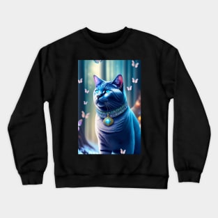 Illuminating British Shorthair Crewneck Sweatshirt